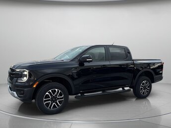 2025 Shadow Black Ford Ranger LARIAT Truck 4 Door Intercooled Turbo Regular Unleaded I-4 2.3 L/140 Engine RWD