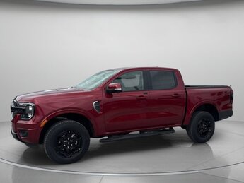 2025 Ruby Red Metallic Tinted Clearcoat Ford Ranger LARIAT Intercooled Turbo Regular Unleaded I-4 2.3 L/140 Engine Truck RWD