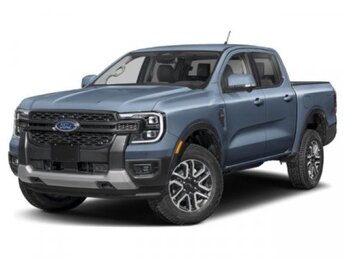 2025 Azure Gray Metallic Tri-Coat Ford Ranger LARIAT 4 Door Automatic Truck Intercooled Turbo Regular Unleaded I-4 2.3 L/140 Engine