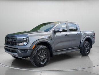 2024 Carbonized Gray Metallic Ford Ranger Raptor Crew Cab Pickup 4X4 Truck Automatic