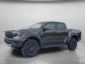 2025 Shelter Green Metallic Ford Ranger Raptor Truck 4X4 4 Door Twin Turbo Premium Unleaded V-6 3.0 L/180 Engine Automatic