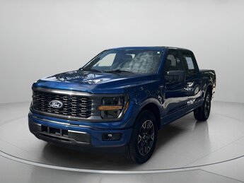2024 Atlas Blue Metallic Ford F-150 STX Crew Cab Pickup RWD Truck 4 Door Regular Unleaded 2.7 L EcoBoost Engine