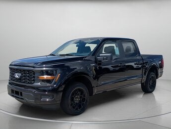 2025 Agate Black Metallic Ford F-150 STX Crew Cab Pickup Truck 4 Door RWD