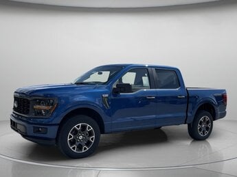 2025 Atlas Blue Metallic Ford F-150 STX Regular Unleaded 2.7 L EcoBoost Engine Automatic 4 Door 4X4