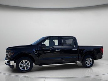 2025 Agate Black Metallic Ford F-150 XLT Automatic RWD 4 Door Truck