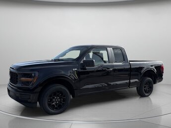 2025 Agate Black Metallic Ford F-150 STX RWD Truck Automatic Regular Unleaded 2.7 L EcoBoost Engine