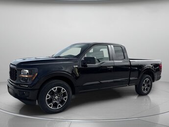 2025 Agate Black Metallic Ford F-150 STX Automatic 4 Door Truck RWD Regular Unleaded 2.7 L EcoBoost Engine