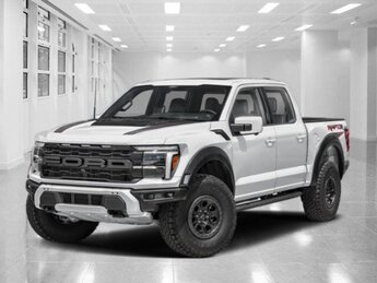 2025 Space White Metallic Ford F-150 Raptor Crew Cab Pickup Truck Automatic 4X4 Ecoboost 3.5L V6 Engine 4 Door
