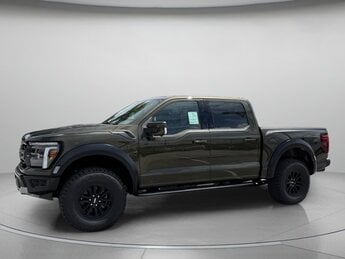 2025 Shelter Green Ford F-150 Raptor 4 Door Ecoboost 3.5L V6 Engine Automatic 4X4 Truck