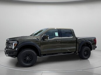 2025 Shelter Green Ford F-150 Raptor 4 Door Ecoboost 3.5L V6 Engine Automatic 4X4 Truck