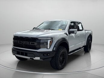 2024 Oxford White Ford F-150 Raptor Crew Cab Pickup Truck Ecoboost 3.5L V6 Engine 4X4 Automatic