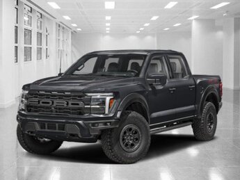 2025 Agate Black Metallic Ford F-150 Raptor Crew Cab Pickup Automatic Ecoboost 3.5L V6 Engine 4 Door Truck