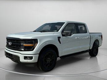 2025 Space White Metallic Ford F-150 XLT Crew Cab Pickup 4X4 Truck 4 Door