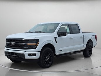 2025 Oxford White Ford F-150 XLT Crew Cab Pickup 4X4 Automatic Truck 4 Door PowerBoost Full-Hybrid V6 3.5 L Engine