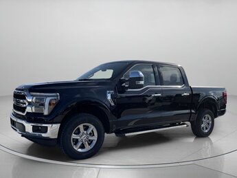2025 Agate Black Metallic Ford F-150 LARIAT Regular Unleaded V6 3.5 L EcoBoost Engine 4X4 Automatic 4 Door