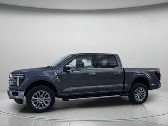 2025 Antimatter Blue Metallic Ford F-150 LARIAT Truck Automatic PowerBoost Full-Hybrid V6 3.5 L Engine 4 Door 4X4