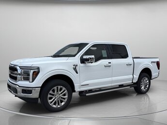 2025 Oxford White Ford F-150 LARIAT Truck PowerBoost Full-Hybrid V6 3.5 L Engine Automatic 4X4