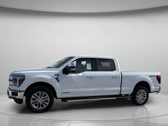 2025 Oxford White Ford F-150 LARIAT Truck Automatic PowerBoost Full-Hybrid V6 3.5 L Engine 4X4