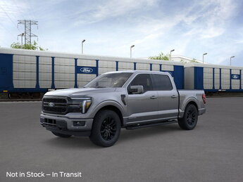 2025 Carbonized Gray Metallic Ford F-150 LARIAT Crew Cab Pickup Automatic PowerBoost Full-Hybrid V6 3.5 L Engine 4 Door