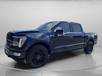 2024 Antimatter Blue Metallic Ford F-150 Platinum 4 Door Regular Unleaded V6 3.5 L EcoBoost Engine Automatic