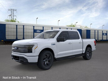 2025 Oxford White Ford F-150 Lightning Flash Crew Cab Pickup Automatic Electric Engine AWD Truck