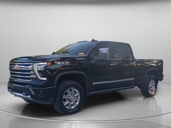 2024 Black Chevrolet Silverado 2500HD High Country Crew Cab Pickup 4 Door Truck 4X4 Turbocharged Diesel V8 6.6L/ Engine Automatic