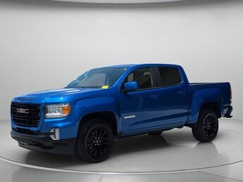 2022 Dynamic Blue Metallic GMC Canyon 2WD Elevation Crew Cab Pickup Gas V6 3.6L/222 Engine Truck 4 Door Automatic