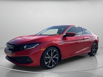 2020 Rallye Red Honda Civic Coupe Sport FWD Car 2 Door Automatic (CVT)