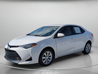 2018 Super White Toyota Corolla L Regular Unleaded I-4 1.8 L/110 Engine 4 Door Automatic (CVT)