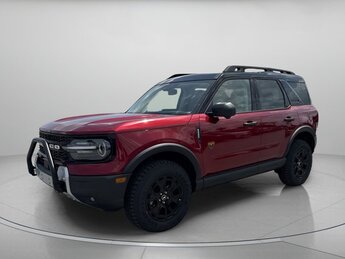2025 Ruby Red Metallic Tinted Clearcoat Ford Bronco Sport Badlands Intercooled Turbo Premium Unleaded I-4 2.0 L/122 Engine SUV 4 Door Automatic