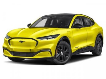 2025 Grabber Yellow Ford Mustang Mach-E Select 4 Door RWD Electric Engine