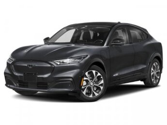 2025 Shadow Black Ford Mustang Mach-E Premium 4 Door RWD Electric Engine