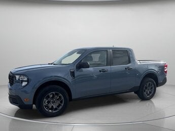 2025 Azure Gray Metallic Tri-Coat Ford Maverick XLT 4 Door AWD Truck