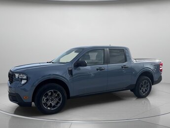2025 Azure Gray Metallic Tri-Coat Ford Maverick XLT 4 Door AWD Truck