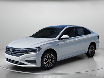 2019 Pure White Volkswagen Jetta SEL Automatic Intercooled Turbo Regular Unleaded I-4 1.4 L/85 Engine 4 Door Car FWD