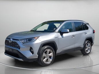2021 Silver Sky Metallic Toyota RAV4 Hybrid Limited AWD SUV Automatic (CVT)