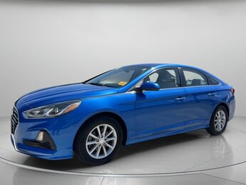2018 Electric Blue Hyundai Sonata ECO 4 Door FWD Intercooled Turbo Regular Unleaded I-4 1.6 L/97 Engine