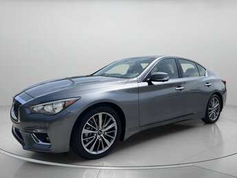 2024 Graphite Shadow INFINITI Q50 LUXE Twin Turbo Premium Unleaded V-6 3.0 L/183 Engine Automatic 4 Door Car