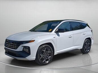 2024 White Pearl Hyundai Tucson Hybrid N Line AWD SUV Automatic