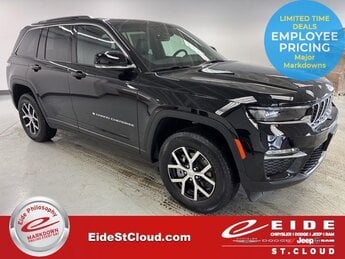 2025 Diamond Black Crystal Pearlcoat Jeep Grand Cherokee Limited SUV 4X4 Automatic 4 Door 3.6L V6 24V VVT Engine