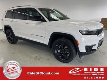 2025 Bright White Clearcoat Jeep Grand Cherokee L Limited Automatic 4 Door 3.6L V6 24V VVT Engine 4X4 SUV