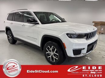 2025 Bright White Clearcoat Jeep Grand Cherokee L Limited SUV 4 Door 3.6L V6 24V VVT Engine Automatic 4X4