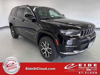 2025 Diamond Black Crystal Pearlcoat Jeep Grand Cherokee L Limited 4 Door SUV 3.6L V6 24V VVT Engine Automatic
