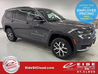 2025 Baltic Gray Metallic Clearcoat Jeep Grand Cherokee L Limited 3.6L V6 24V VVT Engine 4X4 4 Door