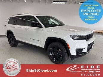2025 Bright White Clearcoat Jeep Grand Cherokee L Limited 4X4 4 Door Automatic 3.6L V6 24V VVT Engine SUV