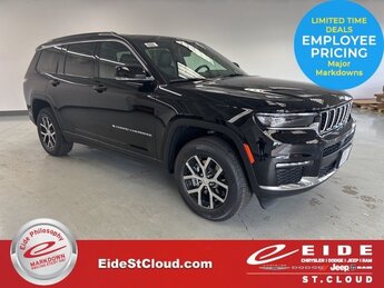 2025 Diamond Black Crystal Pearlcoat Jeep Grand Cherokee L Limited 4X4 4 Door Automatic SUV 3.6L V6 24V VVT Engine