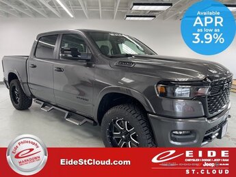 2025 Granite Crystal Metallic Clearcoat Ram 1500 Big Horn Night Edition Waldoch Truck 4 Door 4X4