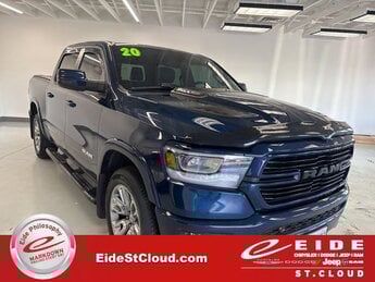 2020 Patriot Blue Pearlcoat Ram 1500 Laramie 4X4 Automatic 4 Door Truck