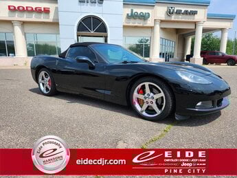 2007 Black Chevrolet Corvette Base Convertible RWD 6.0L V8 SFI Engine 2 Door Automatic