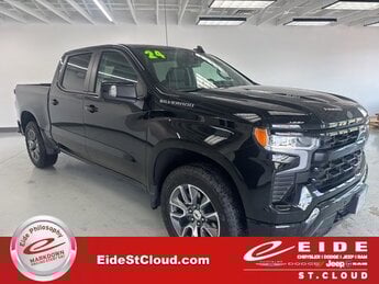2024 Black Chevrolet Silverado 1500 RST Truck EcoTec3 6.2L V8 Engine Automatic 4 Door